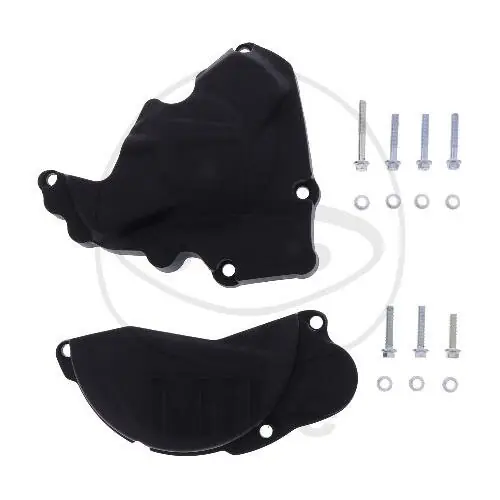 Kracherpreis Set di protezione del coperchio dell'accensione della frizione nero per Honda CRF 250 R # 13-17