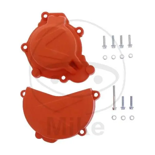 Clutch ignition cover protection set orange for Husqvarna TC 125 KTM SX 125 150 Preis Gesenkt