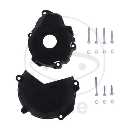 Garantierte Lieferung Juego de protección de la tapa de encendido del embrague Negro para Husqvarna FE KTM EXC-F 250 350
