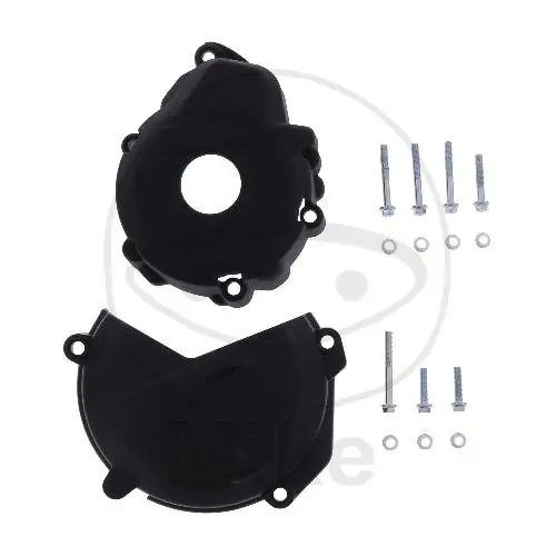 Begrenztes Angebot Clutch ignition cover protection set black for Husqvarna FE 250 350 # 17-18