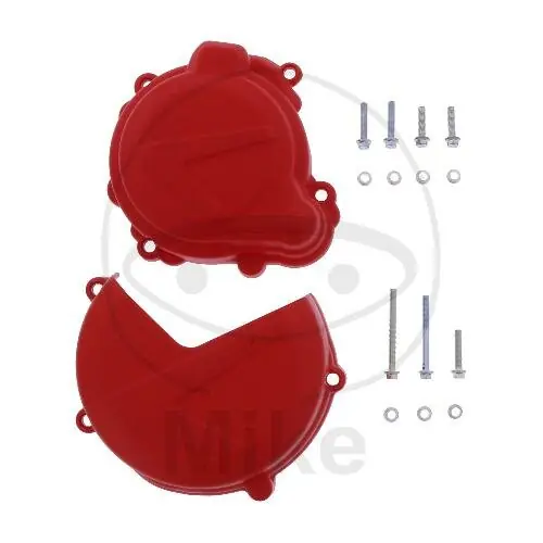 Juego de protección de la tapa del embrague rojo para Beta RR 250 300 Xtrainer 300 Sofort Bestellen