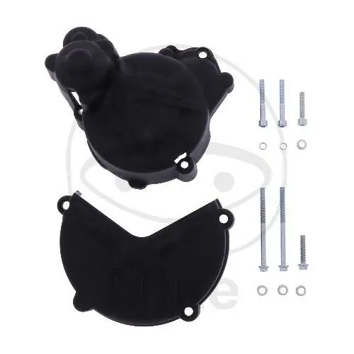 Echt Clutch ignition cover protection set black for Gas Gas EC 250 300 # 16-19