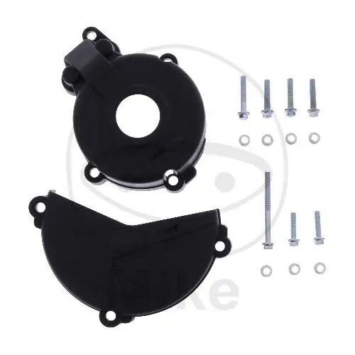 Echt Clutch ignition cover protection set black for Sherco SEF 250 300 R # 2014-2020