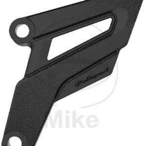 Solange Der Vorrat Reicht Protector de piñones negro para Honda CR 250 02-07 CRF 250 04-09 Yamaha YZ 125 05-20
