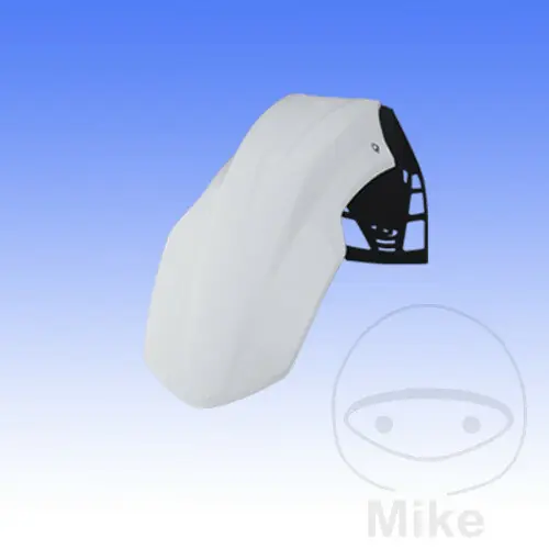 Zertifiziert Mudguard front universal white