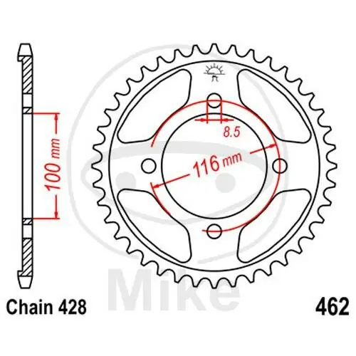 Preisknaller Kettenrad für Kawasaki KX 80 85 A B C